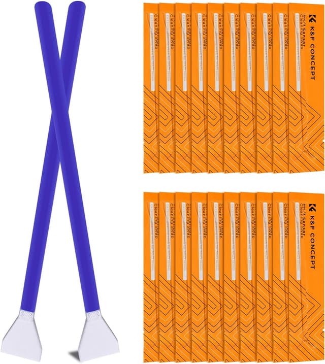 Detalle de K&F CONCEPT Micro Four Thirds 4/3 Sensor Cleaning Swabs (10 x 12mm)
