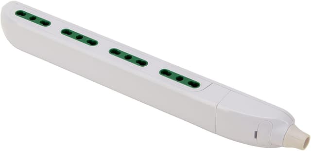 Detalle 2 de Multipresa FANTON 47404 SLIM da 1,5 metri con 4 prese bipasso