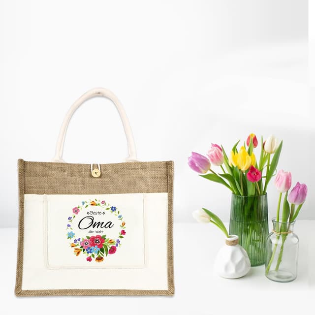 Thumbnail 2 de Anicy Jutebeutel Personalisiert 35x30x14 cm