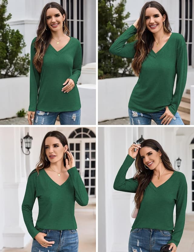 Thumbnail 4 de Aottori Camiseta Manga Larga Mujer Básica