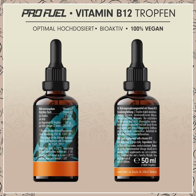 Thumbnail 5 de Vitamin B12 Tropfen 1800 Tropfen