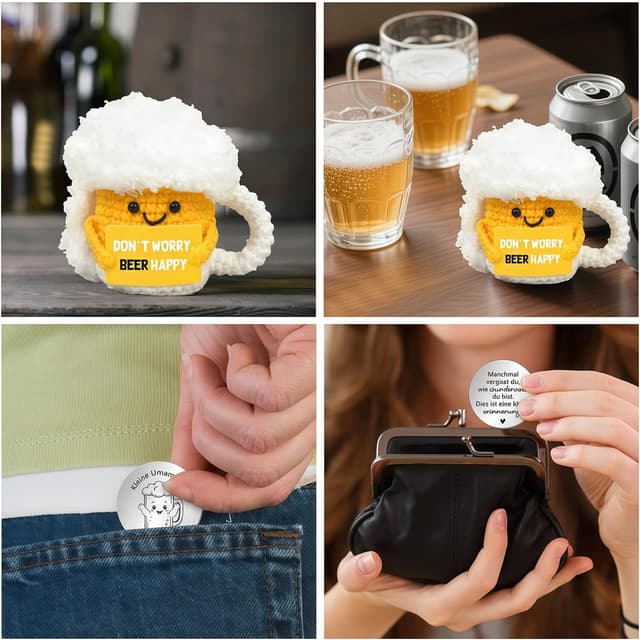 Thumbnail 6 de HUKUMA Bier Geschenke Kuscheltier