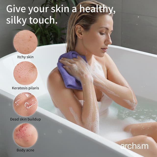 Detalle de ARCH&M Exfoliating Washcloth 3-Pack