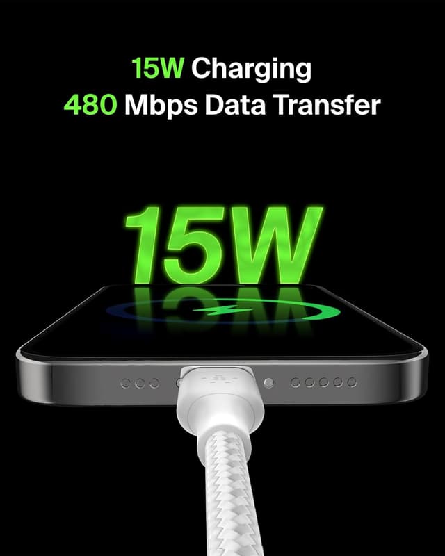 Detalle 2 de Belkin BoostCharge USB-C to USB-A Cable 1m