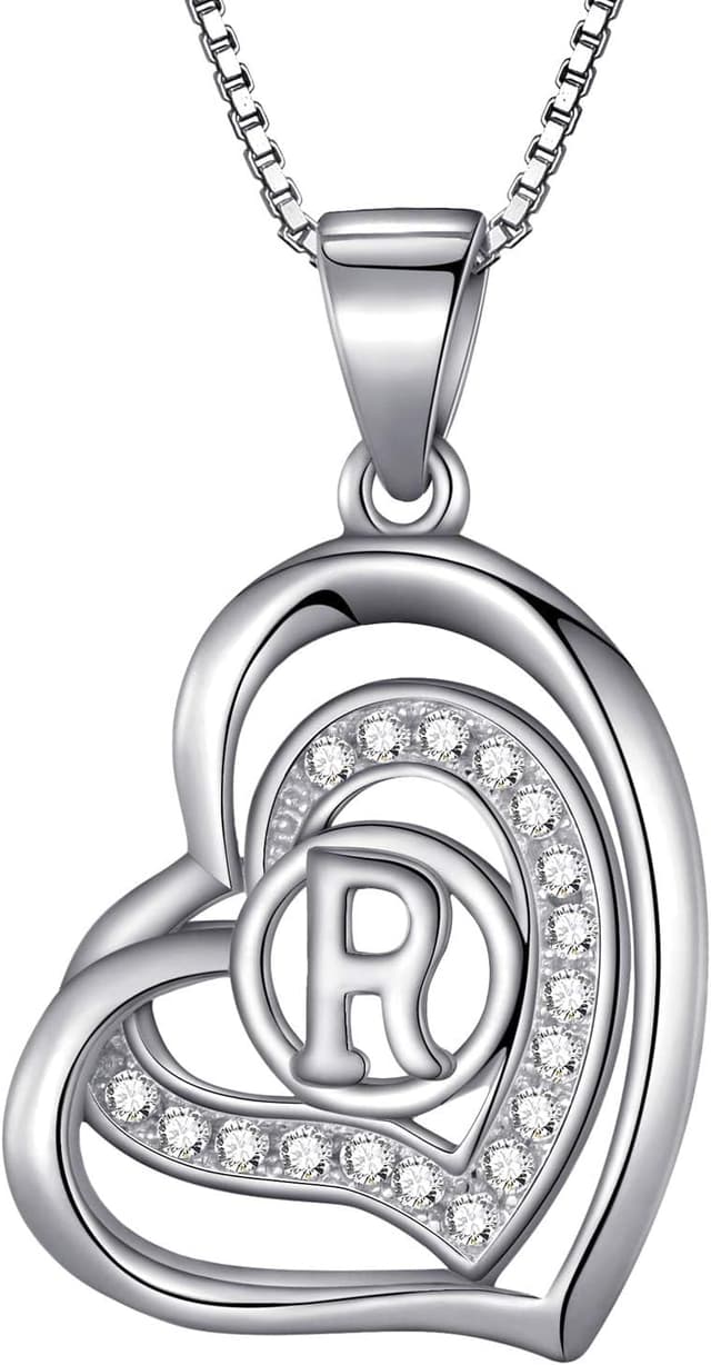 Detalle de Morella collana cuore lettere, 46 cm