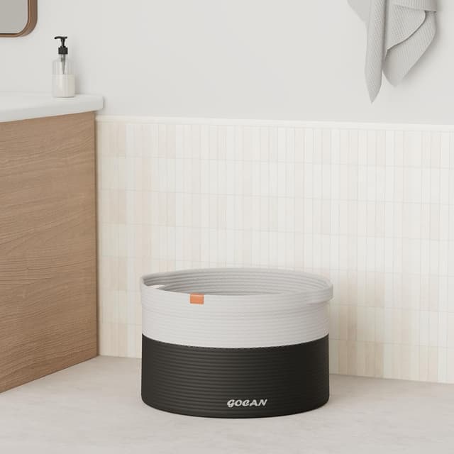 Detalle 2 de GOCAN Cotton Rope Basket XXXL 22x22x14 in