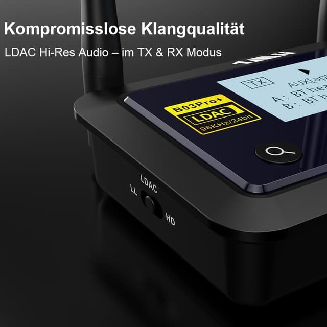 Detalle 2 de 1Mii B03Pro+ Bluetooth 5.3 Adapter