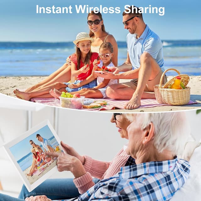 Thumbnail 5 de GGUA 10.1-inch WiFi digital photo frame 64GB 🖼