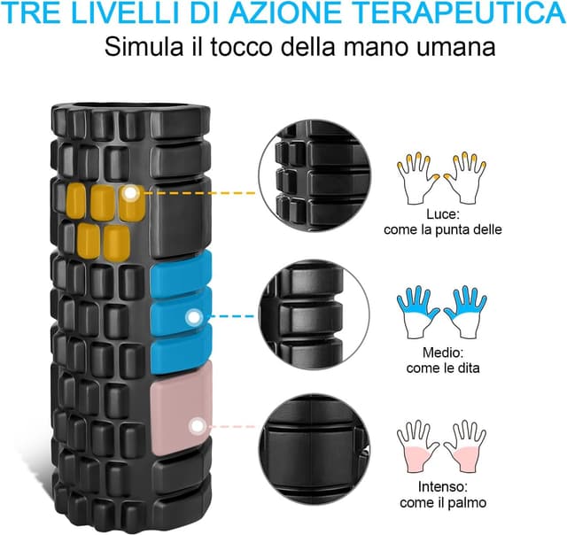 Thumbnail 1 de Vylaier Foam Roller 33x14cm rullo massaggio