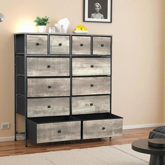 Thumbnail 3 de Clevich Cassettiera in tessuto 12 cassetti 104x30x111 cm