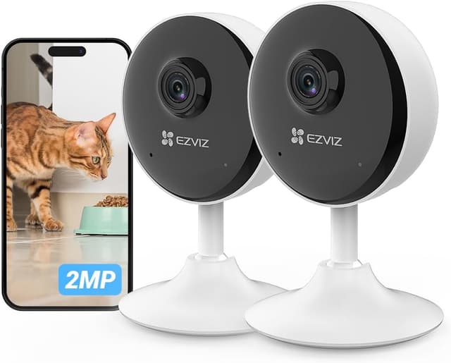 Detalle de EZVIZ C1C 2 Pack 1080p indoor security camera