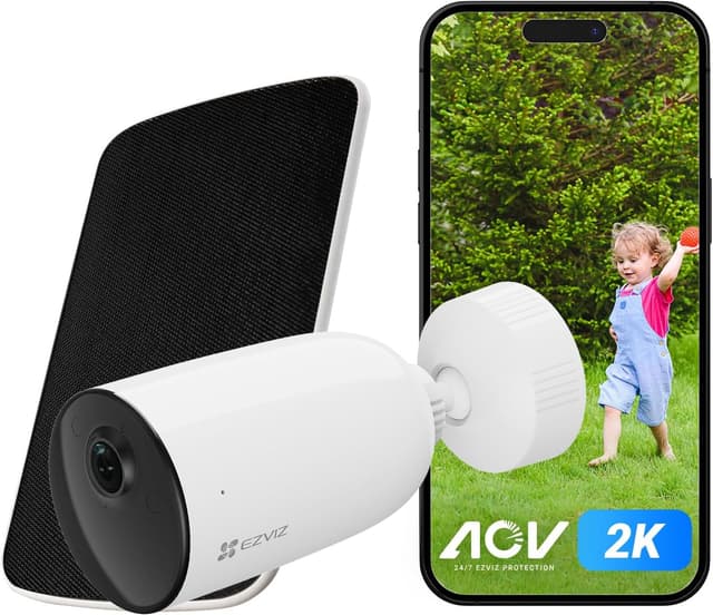 Detalle de EZVIZ Solar Camera 2K 24/7 Recording