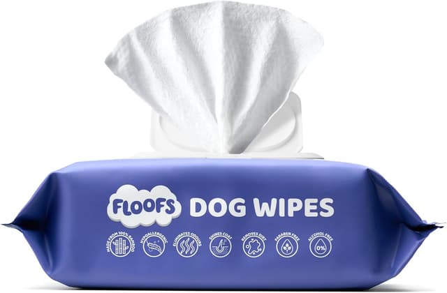 Detalle de Floofs Antibacterial Dog Wipes 100 Pack