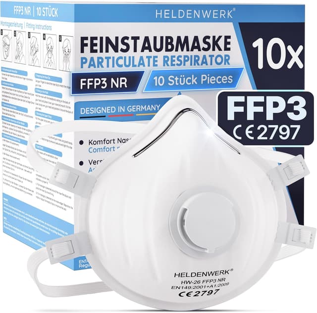 Imagen de HELDENWERK FFP3 Maske mit Ventil en OfertitasTOP