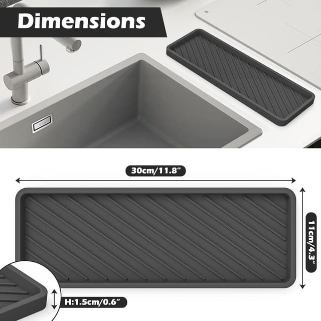Thumbnail 1 de Kamehame Kitchen Caddy 30 cm sink organiser 🧽