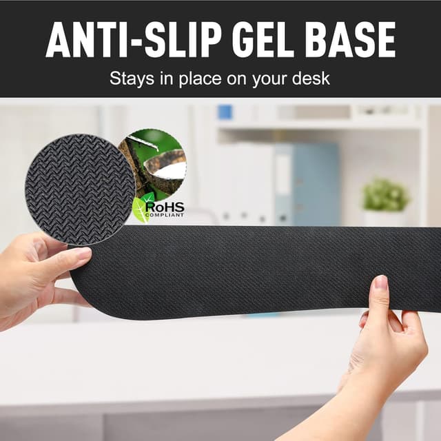 Thumbnail 5 de Gimars Upgrade Silky Gel Memory Foam Wrist Rest for Keyboard and Mouse 🖱