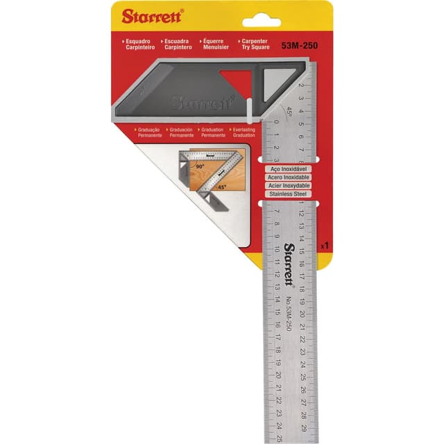 Detalle de Starrett K53M-200-S 200mm Set Square