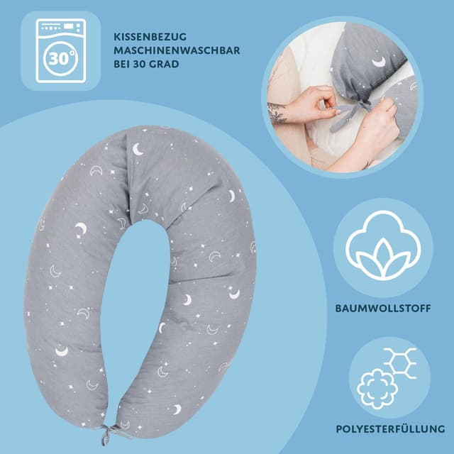 Detalle 2 de Totsy Baby Cojín Embarazo 190 cm almohada lateral