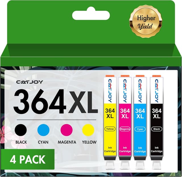 Detalle de CATJOY 364XL HP ink cartridges