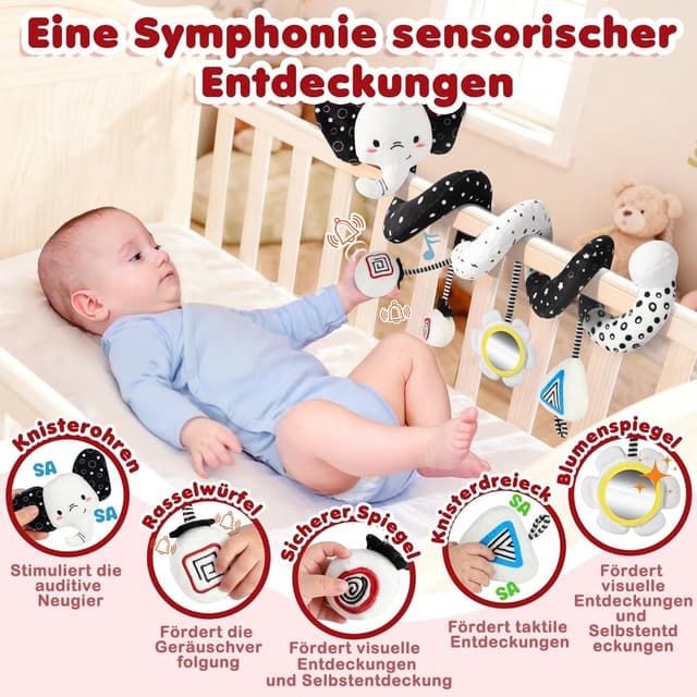 Thumbnail 3 de URMYWO Kinderwagen Spielzeug 0–12 Monate