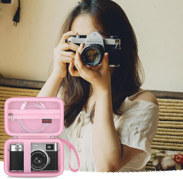 Thumbnail 6 de Elonbo Carrying Case for Fujifilm X100VI / X100V / X100F / X100S / X-E5 (Pink) hard travel bag
