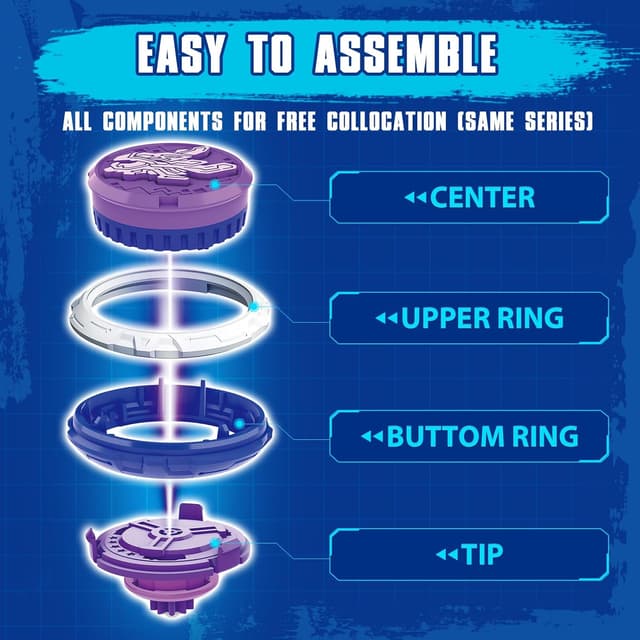 Detalle 2 de INFINITY NADO Magic Dragon, trottola battle 5 anni