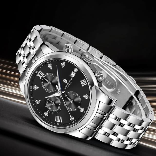 Thumbnail 3 de SAPPHERO orologio rotondo 30M impermeabile