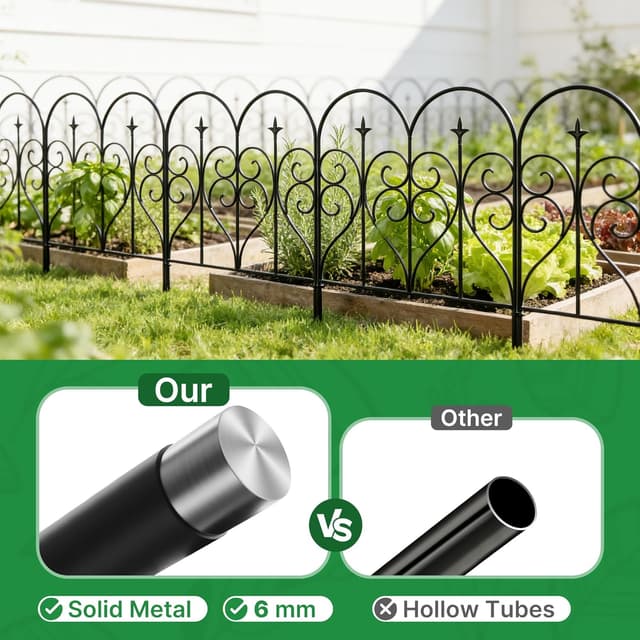 Thumbnail 2 de Thealyn Decorative Garden Fence 81cm