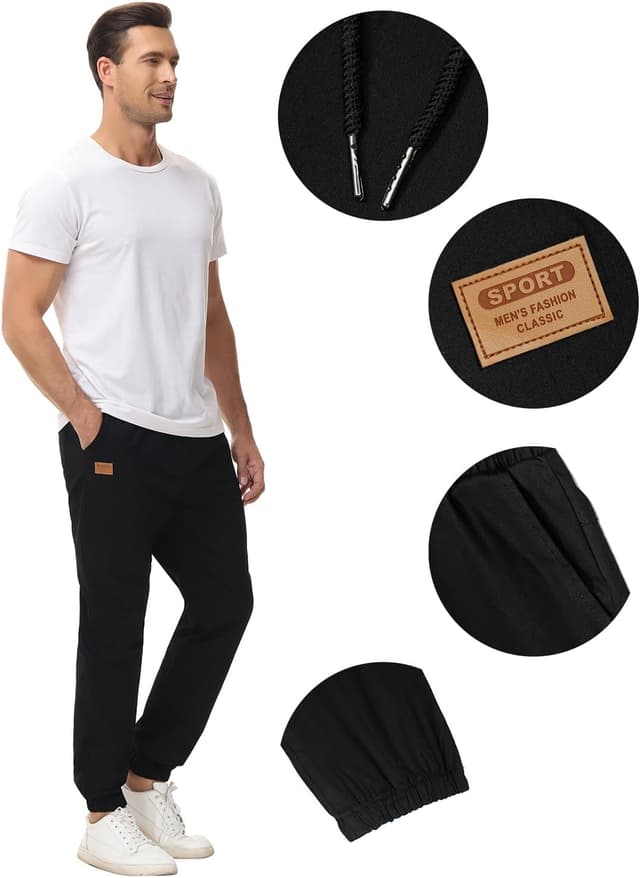 Thumbnail 4 de VMSUCIJ Pantaloni Jogging Uomo Cotone