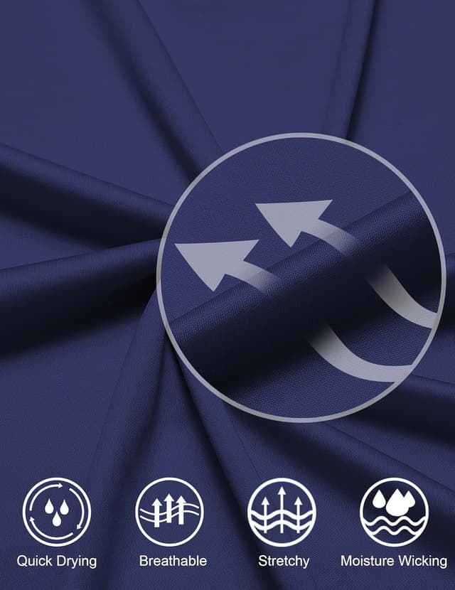 Thumbnail 4 de COOFANDY Men Quick-Dry Golf Polo