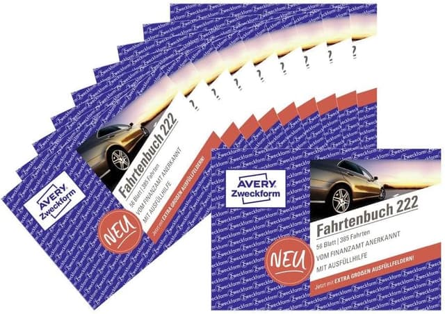 Imagen de AVERY Zweckform 222-10 Fahrtenbuch PKW 10er-Pack en OfertitasTOP