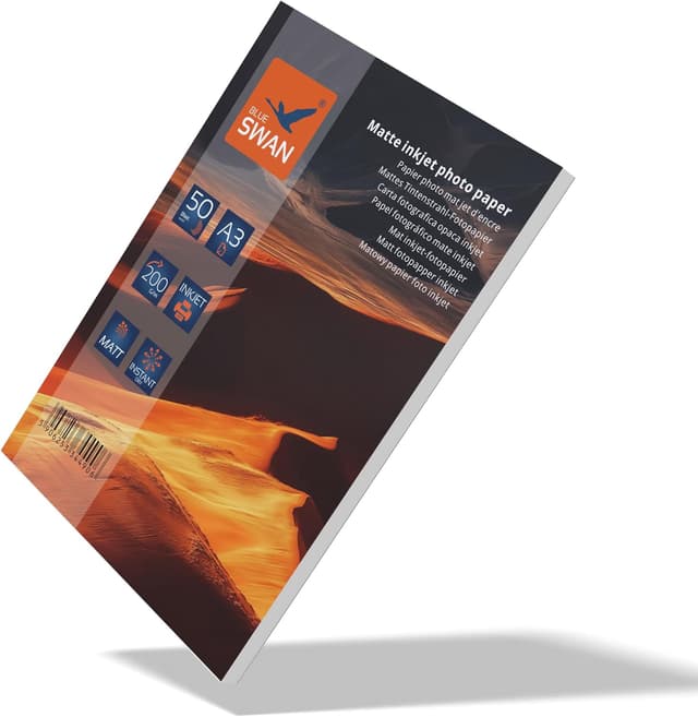 Detalle de BLUE SWAN Carta Fotografica Opaca A3 200 g/m² – asciugatura rapida, bassa riflettività, 50 fogli