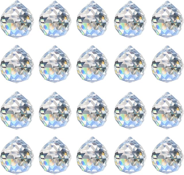 Imagen de MerryNine Kristall Sonnenfänger 30 mm 20 Stück en OfertitasTOP