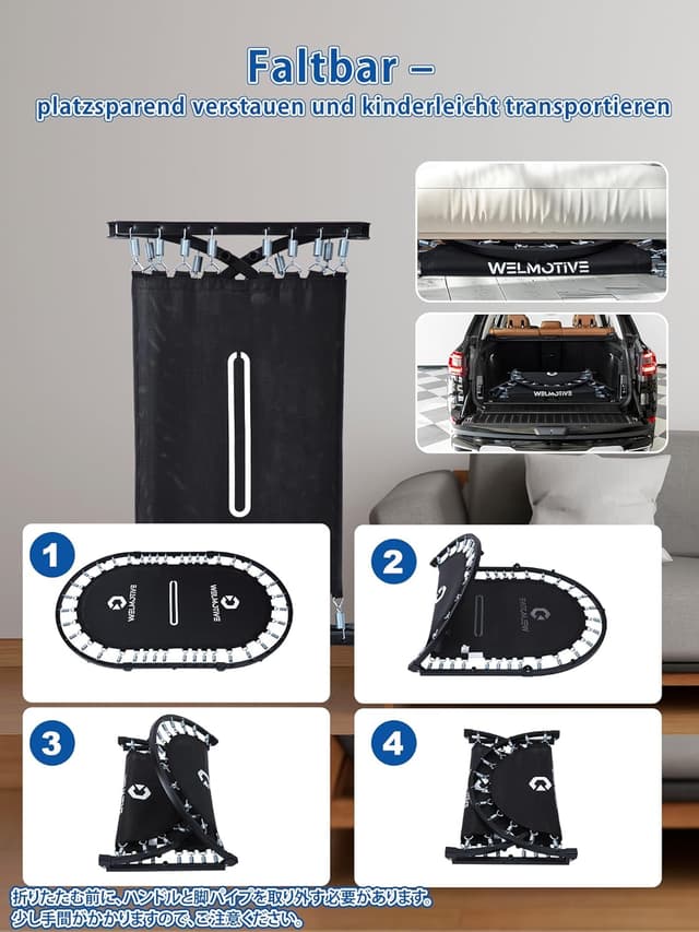 Thumbnail 5 de Welmotive Ovales Indoor Trampolin 150 kg