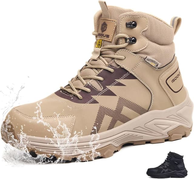 Thumbnail 6 de CYKYGGO Scarpe antinfortunistiche alte S3 ESD impermeabili in pelle (uomo/donna)