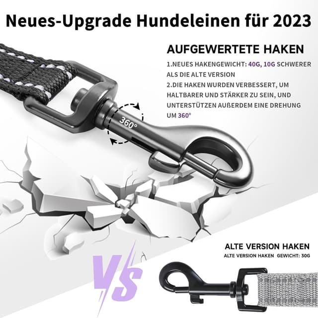 Detalle de Demigreat Schleppleine für Hunde 20 m