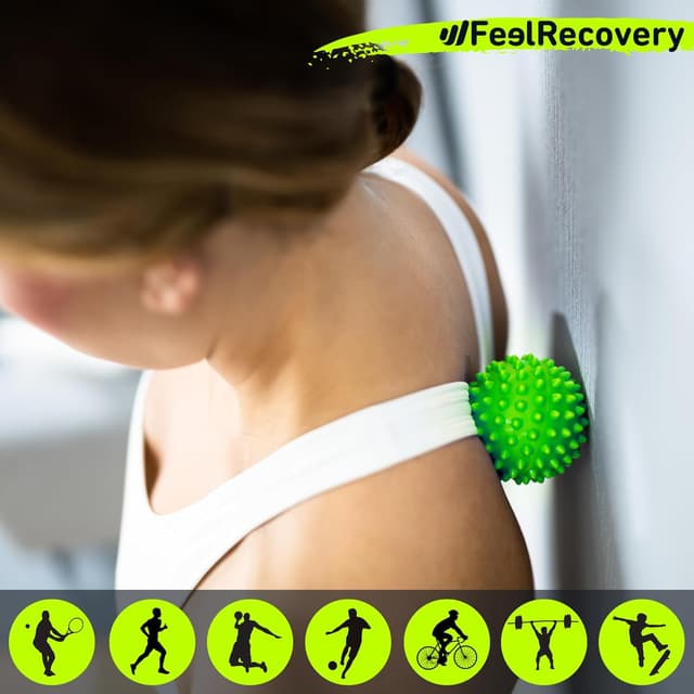 Thumbnail 4 de Set 3 Palline a Riccio Massaggio Fascite Plantare 🏐