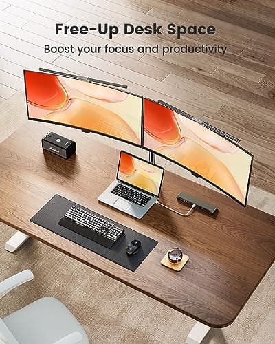 Thumbnail 7 de ErGear soporte doble para 2 monitores de 13 a 32” (VESA 75x75 / 100x100) con brazo articulado y hasta 8 kg por brazo