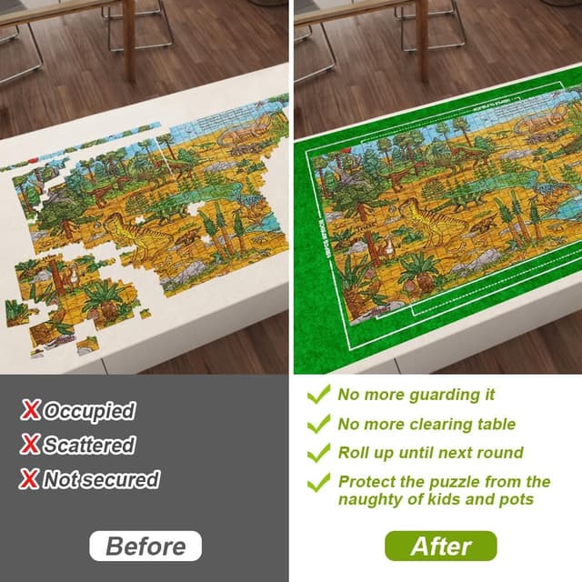 Detalle de Ainiv Puzzle Roll mat, felt storage 1500 pcs