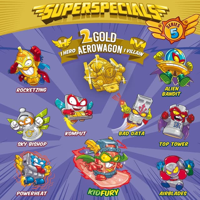 Detalle 2 de SUPERTHINGS Lata Gold Serie 5 Kid Fury