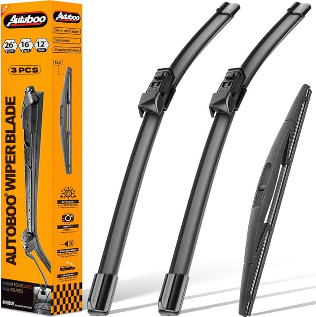 Detalle de AUTOBOO 26" + 16" wipers for Subaru Crosstrek 12" rear