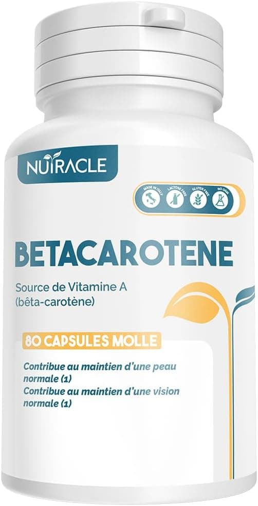 Detalle de Nutracle Bêta-Carotène 438 mg 80 perles