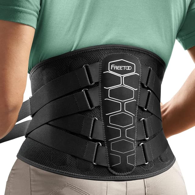 Imagen de FREETOO Back Brace Lumbar Support Belt for Sciatica 🩺 en OfertitasTOP