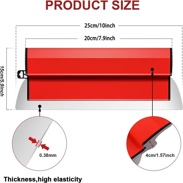Detalle 2 de DEKEones 25 cm Flächenspachtel für Trockenbau