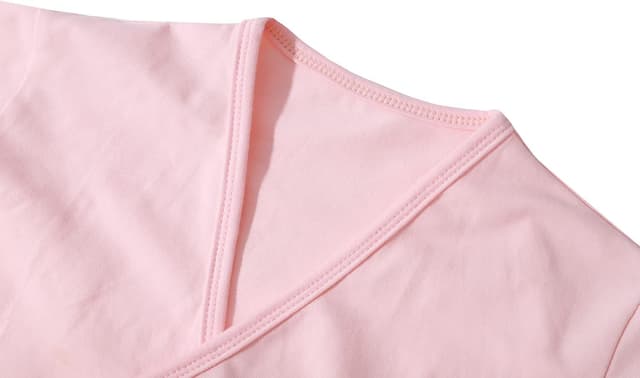 Detalle de Tancefair maglioncino da balletto crossover in cotone con cravatta incrociata per bambine e donne