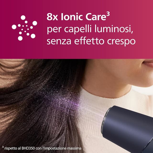 Detalle de Philips Asciugacapelli Serie 5000 BHD510/20 con ThermoShield e tecnologia agli ioni