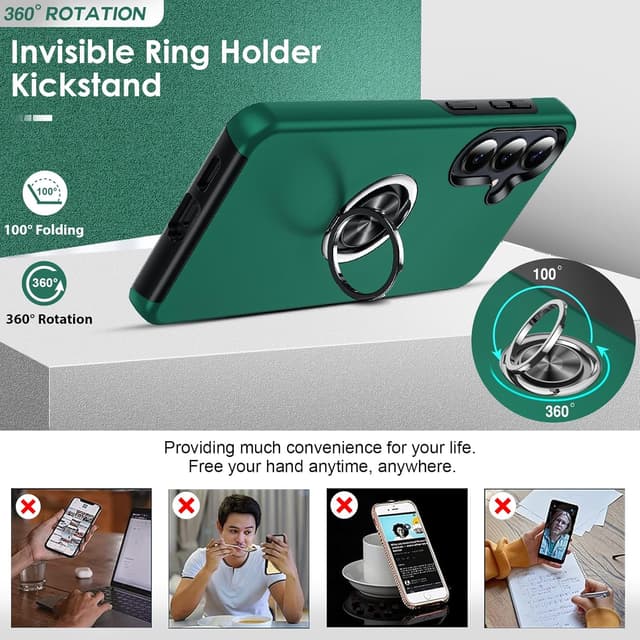 Detalle de LeYi S26 Plus phone case with ring