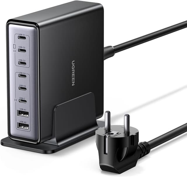 Detalle de UGREEN Zapix 200W 8 ports station USB C