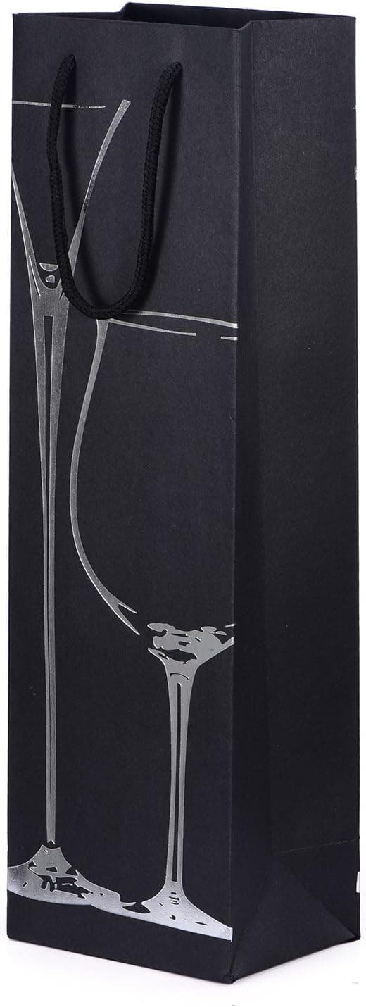 Detalle 2 de Flaschentüten Geschenkset für Wein 10 Stück