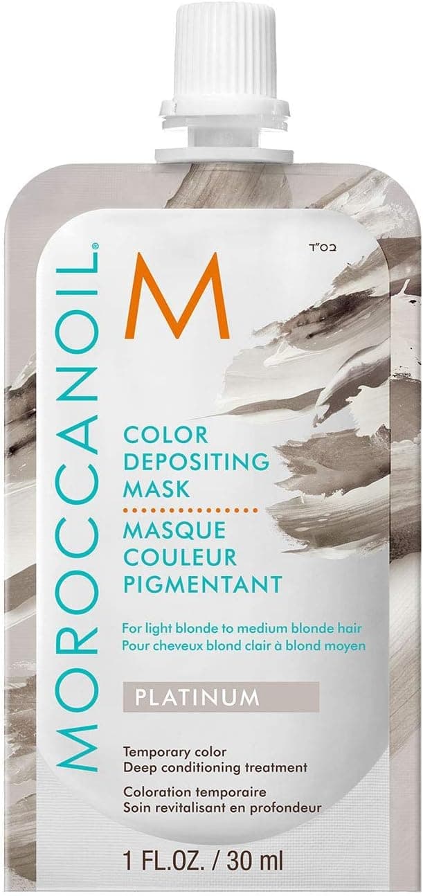 Detalle 2 de Moroccanoil Color Depositing Mask: maschera colorante addolcente per capelli, con aminoacidi e olio di seme di albicocca